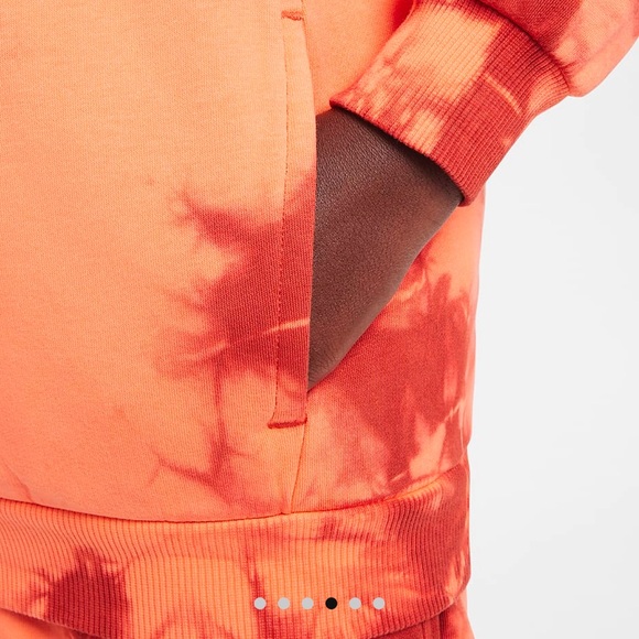 Orange tie-dye Nike sweatsuit. Size large (age 10-12). Like new condition. - Picture 4 of 8